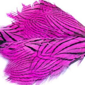 Pink Silver Pheasant Bow Tie