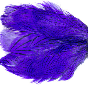 Purple Silver Pheasant Bow Tie